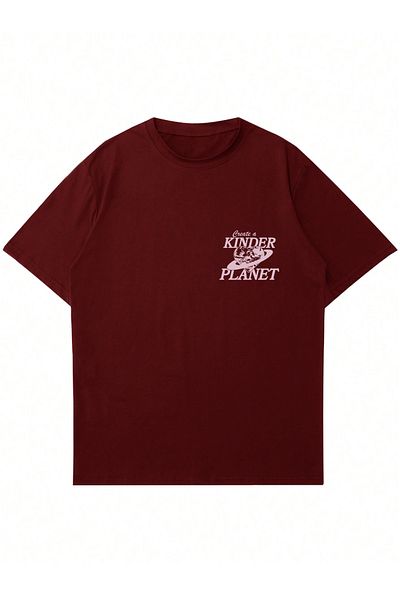 Mad&Calf Μπλουζάκι Unisex Kinder Planet με στάμπα με λαιμόκοψη
