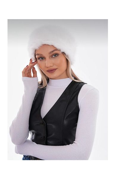 AYGÜN Luxury Women's Winter Plush Bandana-Buckle-Neckle-Hat-Bere