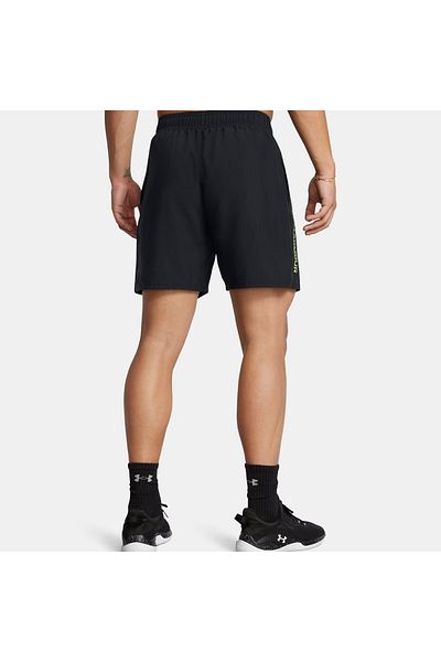 Under Armour UA Tech Woven - Μαύρη κοντή κοπή Wordmark