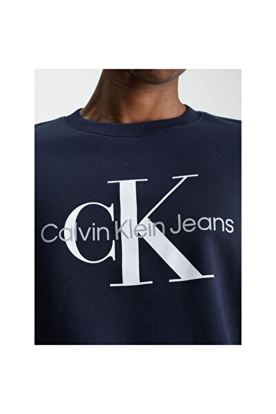 Calvin Klein Bluză Calvin Klein Core Monogram, Albastru, Bărbați