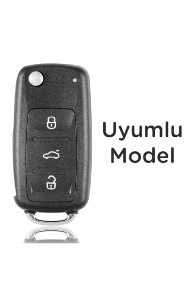 Luxe Aksesuarr Pentru Volkswagen Polo-Golf-Jetta-Caddy UDS Switchblade 3 butoane de protecție cheie controler carcasă din silicon culoare verde