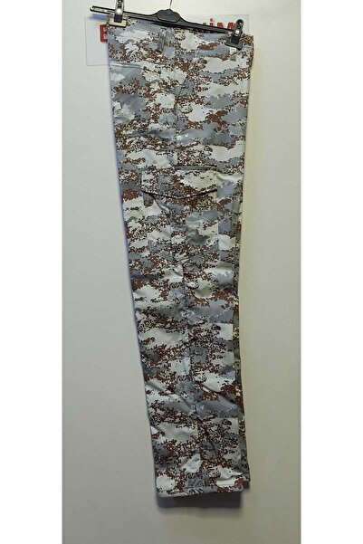 BeyzDenim Термоштанці Polar для зими - камуфляж із сніжним візерунком, з мембраною