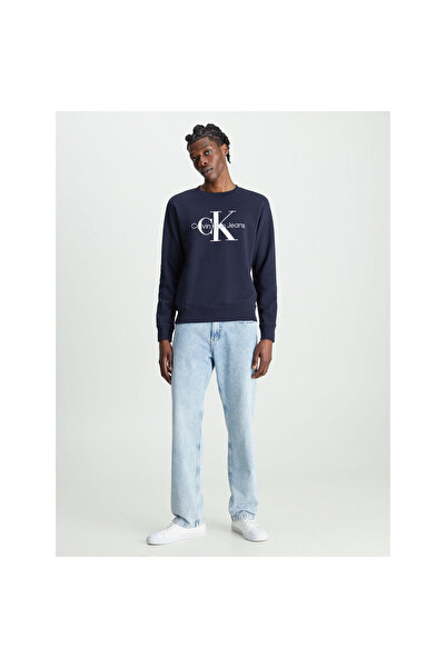 Calvin Klein Bluză Calvin Klein Core Monogram, Albastru, Bărbați