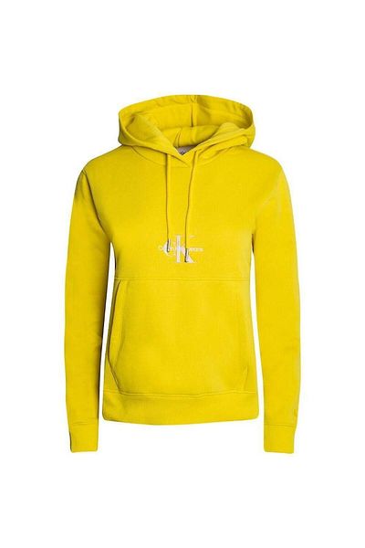Calvin Klein Κουκούλα Calvin Klein Monologo Hoodie, Κίτρινο, Γυναικεία