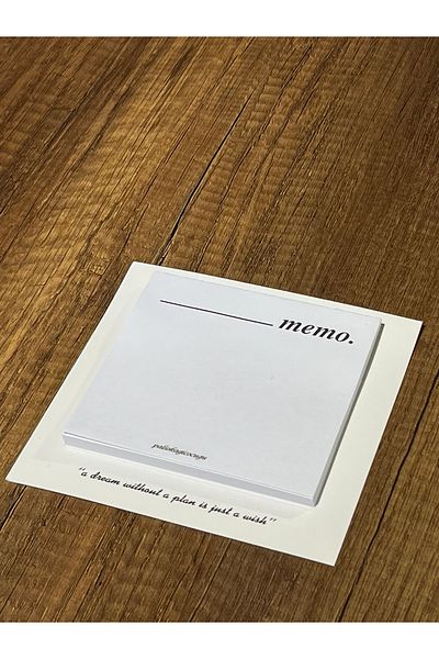 Alp in Alpes The Memo Pad - Minimalist Memo Pad