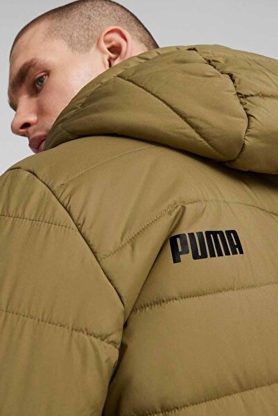 Puma Ess με κουκούλα με επένδυση Unisex παλτό 848938 -93-1 Καφέ