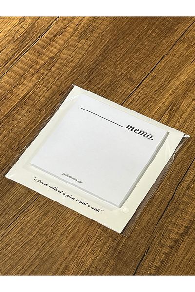 Alp in Alpes The Memo Pad - Minimalist Memo Pad