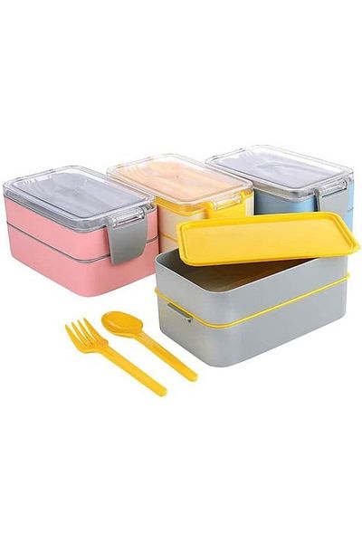 STOREMAX Ysstorex Plastic Fely Lunch Box,For Adults/Children, Compartments, Lunch Box, P