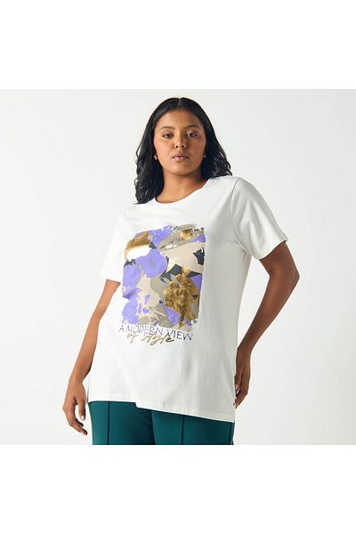 Ulla Popken Regular Screen Tee