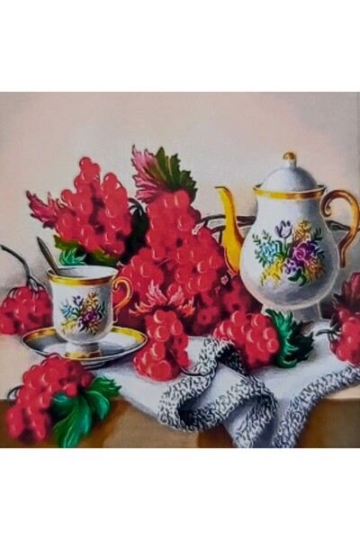 MENTAŞ Elmas Boyama Boncuklu Goblen Mozaik Puzzle Kristal Taşlı Pano 30x30 kit