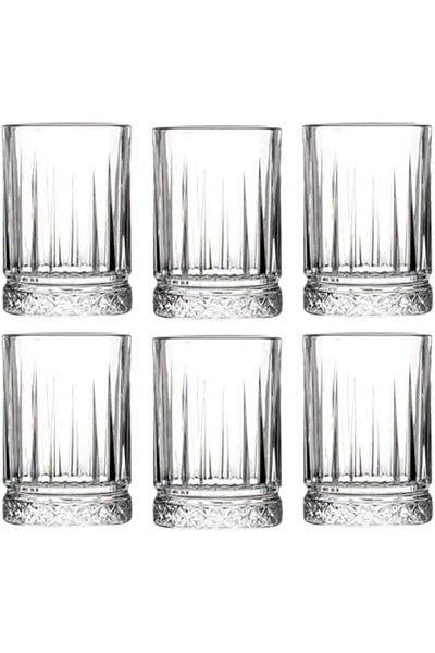 STOREMAX Ntwork Pieces Glass Tequila Glass - 60 ml Crystal Patterned, Multi-Purpose Coffee Side, Water and Soft Drink