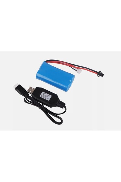 propil 7.4v 1500 mah 18650 Li-on Oyuncak Bataryası ve Usb Şarj