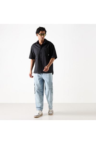ECKO Relaxed Fit Shirt With Pocket And Short Sleeves