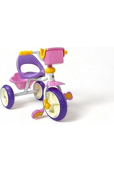 ALBADER Tricycle For Toddlers, Kids Trike For 2-6 Years with Doube Baskets, Kids Tricycle Rider