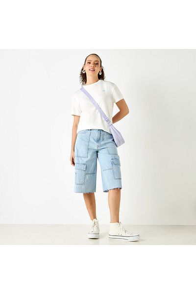 Kappa Printed T-shirt With Crew Neck And Short Sleeves