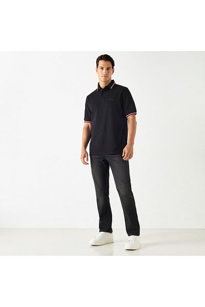 Emperor Solid Polo T-shirt With Short Sleeves