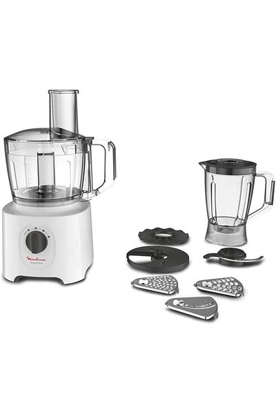 Moulinex Food Processor Food Processor | 800 W| 6 Attachments | +25 Different Functions 800 W FP247127