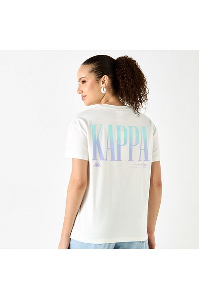 Kappa Printed T-shirt With Crew Neck And Short Sleeves