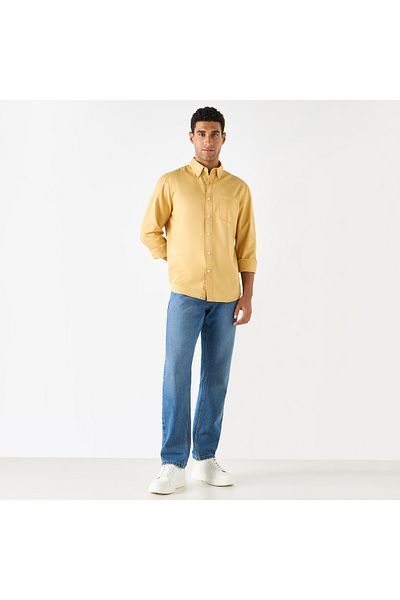 Lee Cooper Regular Fit Shirt With Long Sleeves And Pocket