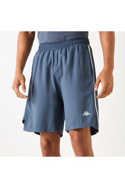 Kappa Logo Detail Shorts With Elasticated Waistband And Pockets