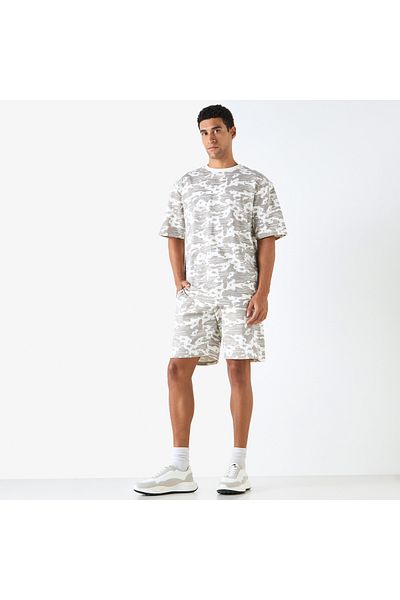 Kappa Printed Shorts With Drawstring Closure And Pockets