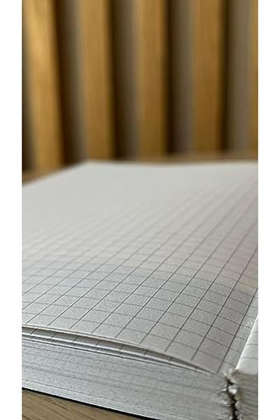 STOREMAX Nhlshp Promotion Special Design Black Kraft Cover A5 Checked Notebook - 180 Degree Openable, Si