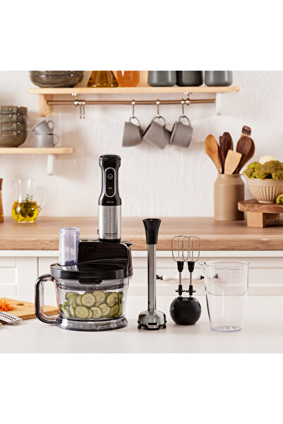 Karaca Mastermaid Prosteel 2000W Mutfak Robotu Siyah