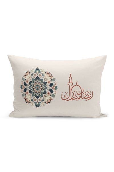 Bertille Home Κάλυμμα μαξιλαριού ριχτάρι σειράς Ramadan διπλής όψης με ψηφιακή εκτύπωση (Κάλυμμα μαξιλαριού Ramadan)