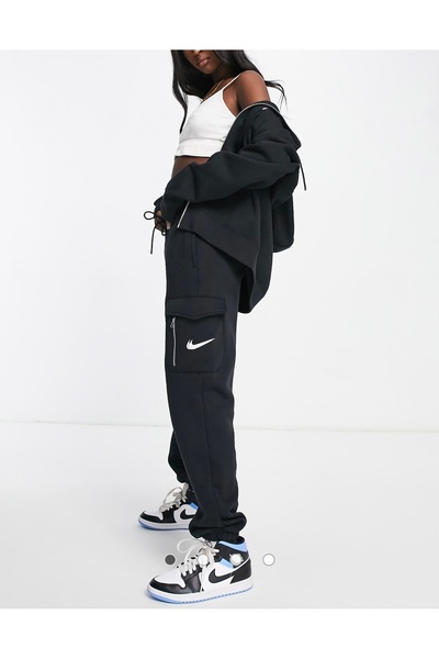 Nike Sportswear Dance Cargo Siyah Kadın Eşofman Altı