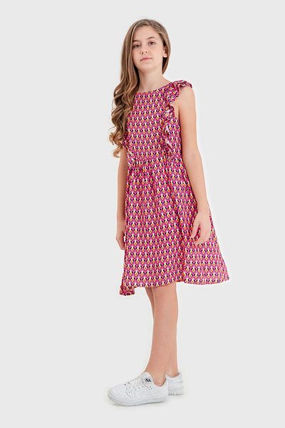 HAUSEkids Rochie pentru fetiță Elfida 6-9 ani -Fuchsia-