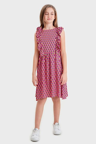 HAUSEkids Rochie pentru fetiță Elfida 6-9 ani -Fuchsia-