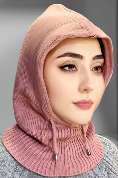 Trenderrs Balaclava Corded Knitwear Knitted Beanie Cap
