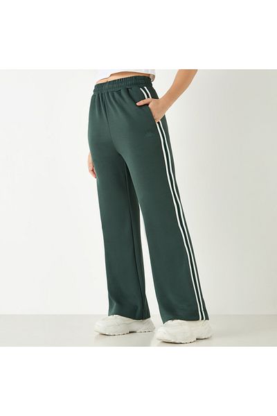 Kappa Panelled Joggers With Elasticated Waistband And Pockets