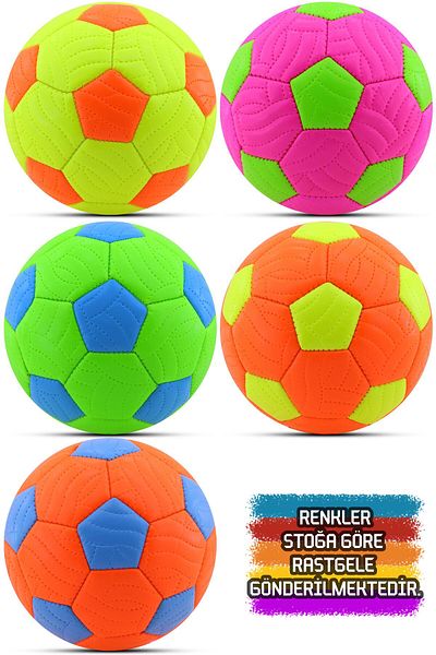 ALASTOR Handball Colorful Soft Layer Children's Mini Soccer Ball No:1 Indoor Small Ball
