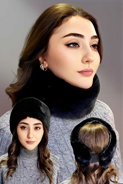 Genel Markalar Kadın Vegan Kürk Boyunluk Bandana