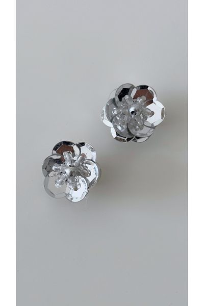 Âlâ Atelier 1 Pair Sequin Flower Shoe Charm Shoe Buckle