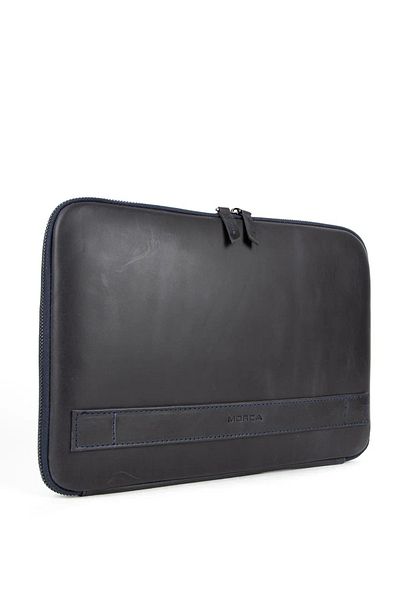 MESCHAIN حافظة كمبيوتر محمول من الجلد الطبيعي باللون الأزرق الداكن لجهاز Macbook Air Pro مقاس 13 و13.3 بوصة