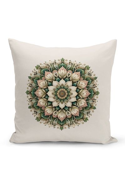 Bertille Home Ramadan Series Double Sided Digital Printed Throw Pillow Case (Ramadan Cushion Cover)