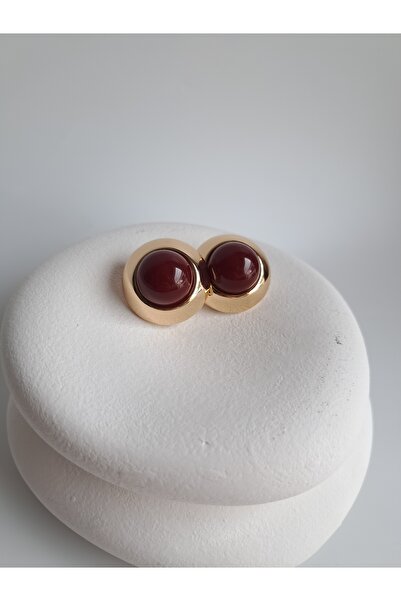 BHR AKSESUAR أقراط بورجوندي