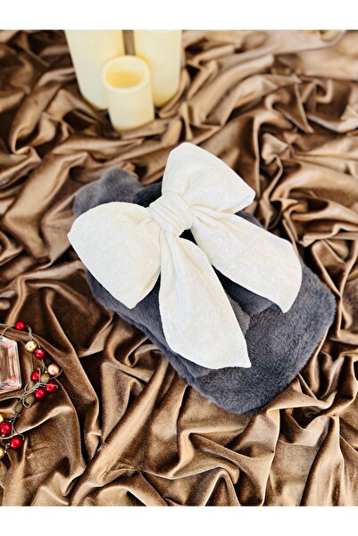 TREND COLOR 2 Liter Smoked Plush Bow - Warm Water Bag and Warmer Foot