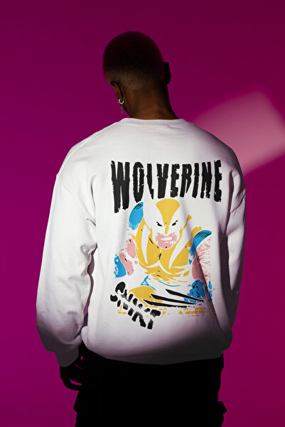 SEVBANO Unisex majica sa Wolverine printom, prevelika, sa likom iz DC filma