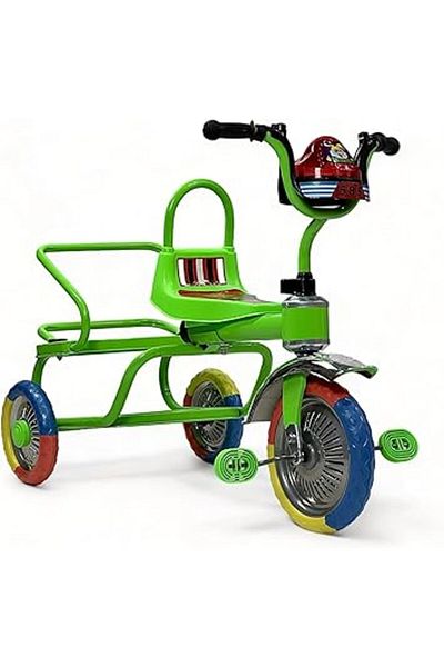 ALBADER Tricycle for Kids With 2 Seats, Toddler Bike for 2-8 Years, Kids Tricycles Kids Balance Bike