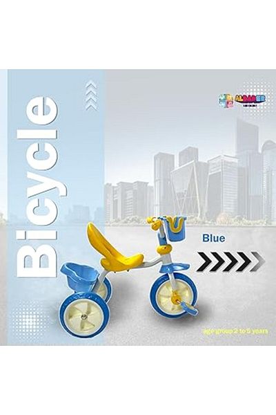 ALBADER Tricycle For Toddlers, Kids Trike For 2-6 Years with Doube Baskets, Kids Tricycle Rider