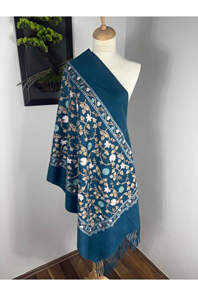 silkworm Розкішний кашеміровий зимовий шарф з вишивкою - (80 см 200 см)