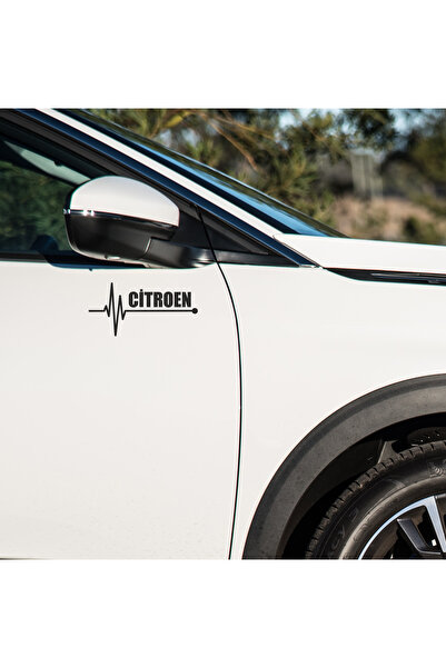 Citroen kapı ve çamurluk uyumlu sol sağ set 2li aksesuar sticker