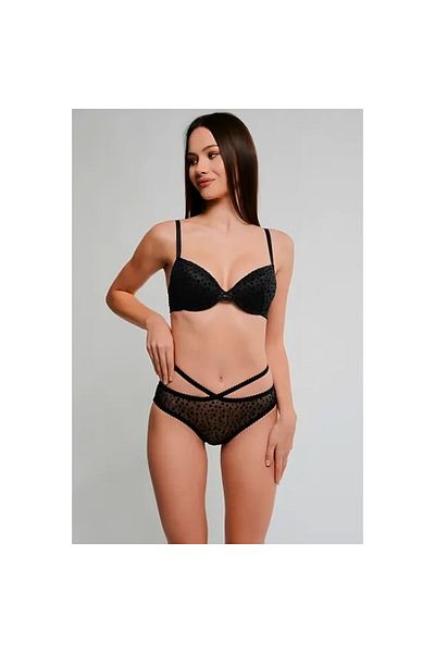 Narnuga Polka Dot Printed Bra Set