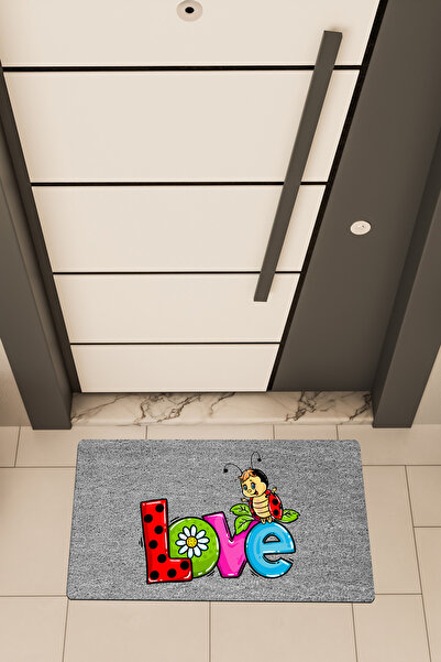 Dormot Home Високоякісний цифровий друк Сірий, кольоровий килимок для дверей ...