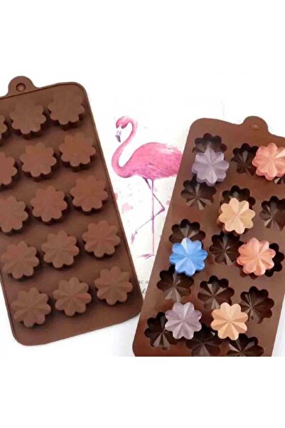 Epinox قالب سيليكون على شكل زهرة مكون من 8 أوراق وقوالب شوكولاتة (SCK-65)