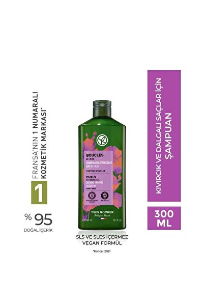 Yves Rocher Bukle Belirginleştirici Şampuan - Kıvırcık ve Dalgalı Saçlar / Bo...