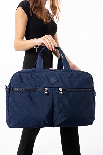 Baginn Seyehat Spor Çantası Kabin Boy Valiz 45*35 Cm Omuz ve Çapraz Askılı Hafif Klinkır Çanta Su İtici